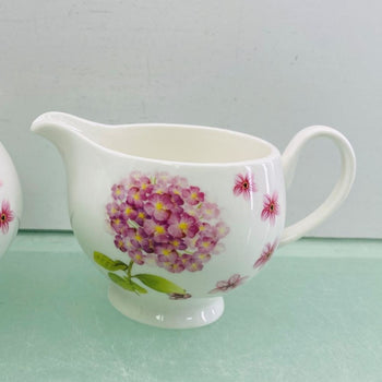 Hydrangea Garden Sugar Creamer Set