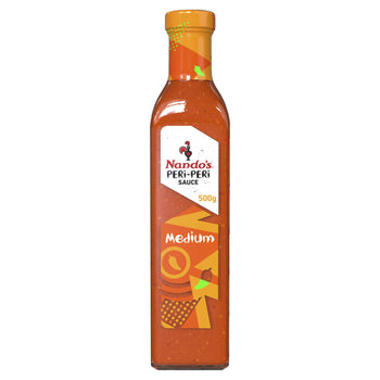 Nando’s Peri Peri Sauce. Medium. Large Bottle 500g