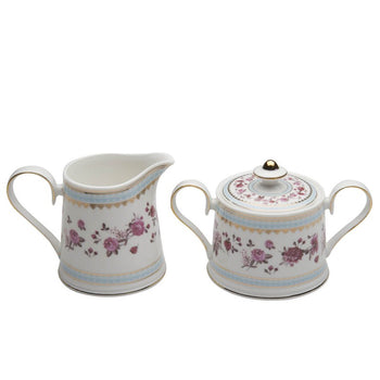 Blue Rose Blue Sugar and Creamer Set