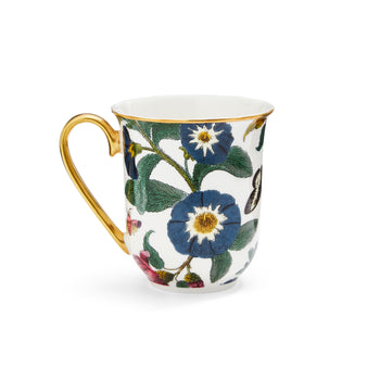 Spode Creatures of Curiosity White Floral 12 Ounce Mug