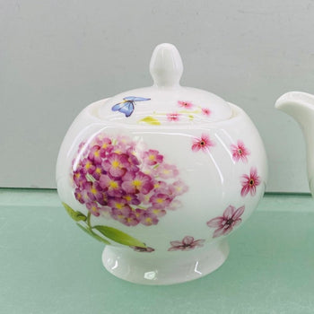 Hydrangea Garden Sugar Creamer Set