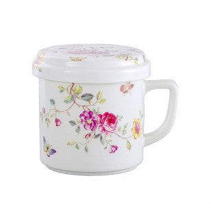 Purple Floral 3 Piece Tea for Me Set