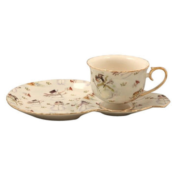 Snowman 2 Piece Snack Set