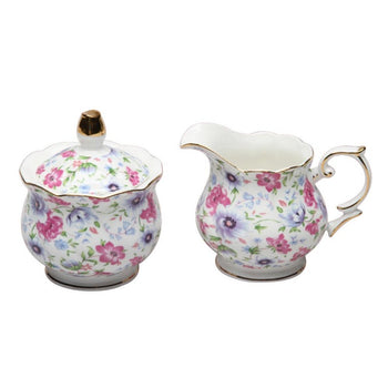 Summer Garden Sugar Creamer Set