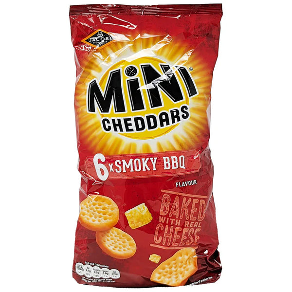 Jacobs Mini Cheddars Smoky BBQ Flavour, 12 Mini Bags - Snack Pack, 2 - View #12