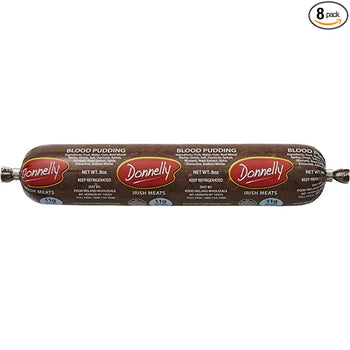 Donnelly's Irish Style Black Pudding. 226g/8oz. Ship weight 8oz