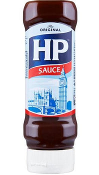HP Sauce Squeezy Bottle Top Down 450g/16oz