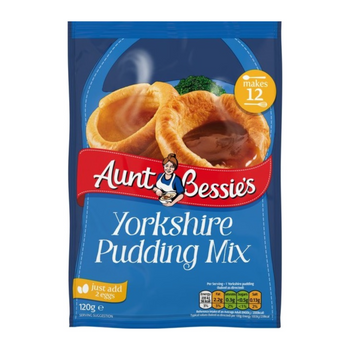 Aunt Bessie's Yorkshire Pudding Mix. 120g.( Makes 12 Puddings )