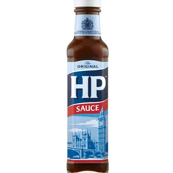 HP Sauce Glass Bottle. 255g/9 oz