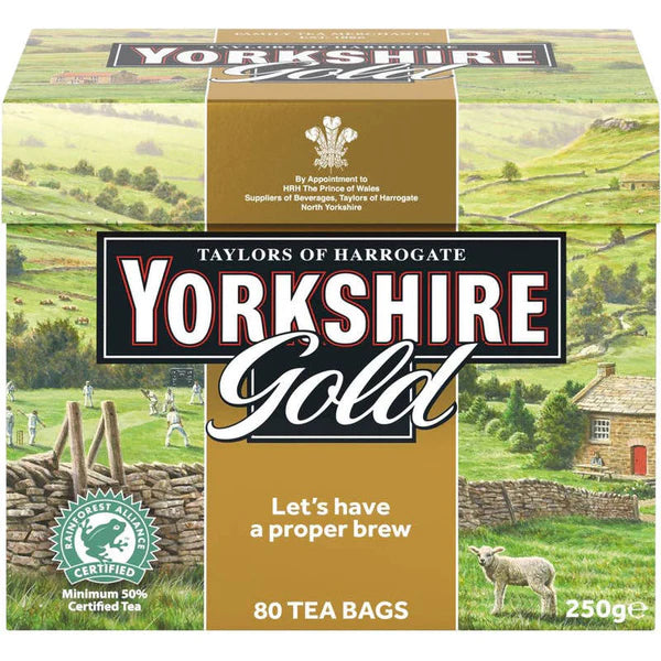 of Harrogate Yorkshire Gold Tea. Bags