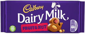 Cadbury Dairy Milk Fruit and Nut Bar 180g