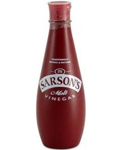 Sarsons Malt Vinegar Shaker bottle. 300ml/10.15oz