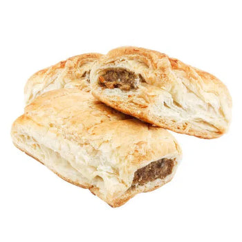 Goodwoods Gourmet Sausage Rolls 3 Pack. 4 Inches Long Each - 1/2lb Ship Weight