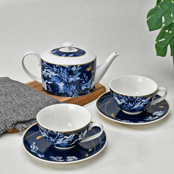 STP - Mizuki Dark Porcelain Tea Set of 5 pcs