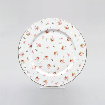 Rose Bud Round 7.5in Salad Plates, Set of 4