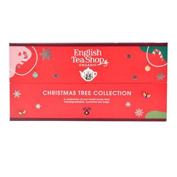 English Tea Shop Christmas Character Gift Box - 6 Character Pyramid Tea Bags