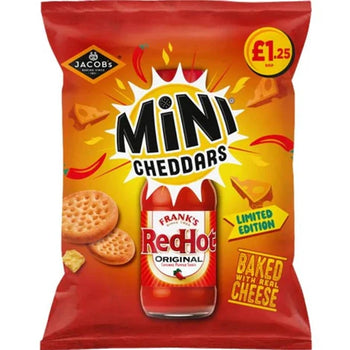 Jacobs Mini Cheddars Frank's Red Hot Limited Edition Flavour 90g