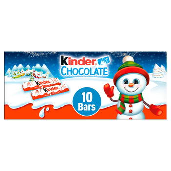 Kinder Christmas Chocolate 10 Pack 125g