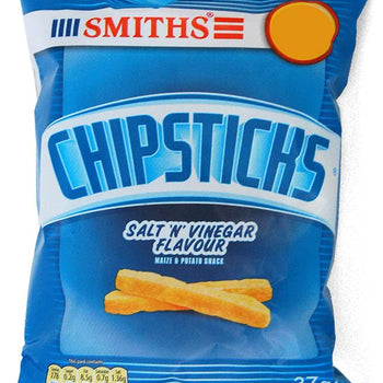 Smiths Chipsticks Salt and Vinegar 6 Pack 6x17g