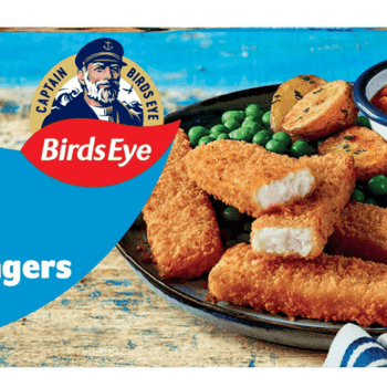 Birds Eye Cod Fish Fingers 10 Pack - 100% Cod Fillet 300g - Ship weight 1/2lb