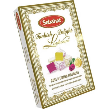 Sebahat Rose and Lemon Flavoured Turkish Delight 200g