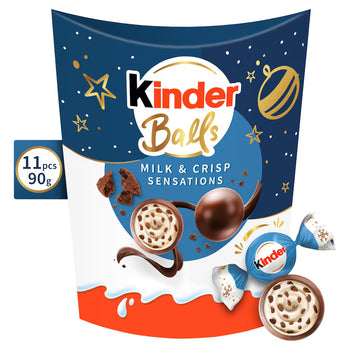 Kinder Milk Chocolate Crisp Choco Balls 90g