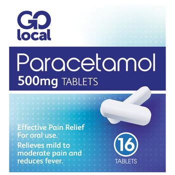 Go Local Paracetamol Tablets 500g - 16 Tablets