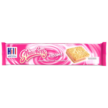 Hill Biscuits Strawberry Creams 150g