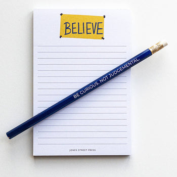 Jones Street Press - Believe Ted Lasso Inspired Pop Culture Lined Notepad