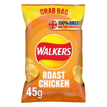 Walkers Crisps Roast Chicken Grab Bag Large 45g