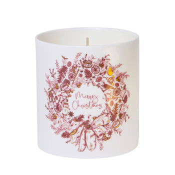 Victoria Eggs - Christmas Wreath Luxury Christmas Candle