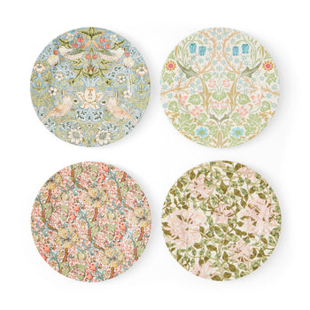 Spode Morris & Co Dessert Plates Set of 4 (Assorted)