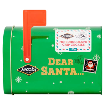 SALE BEST BEFORE 25th August 2026 Jacobs Santa Letter Wishlist Biscuit Tin 175g