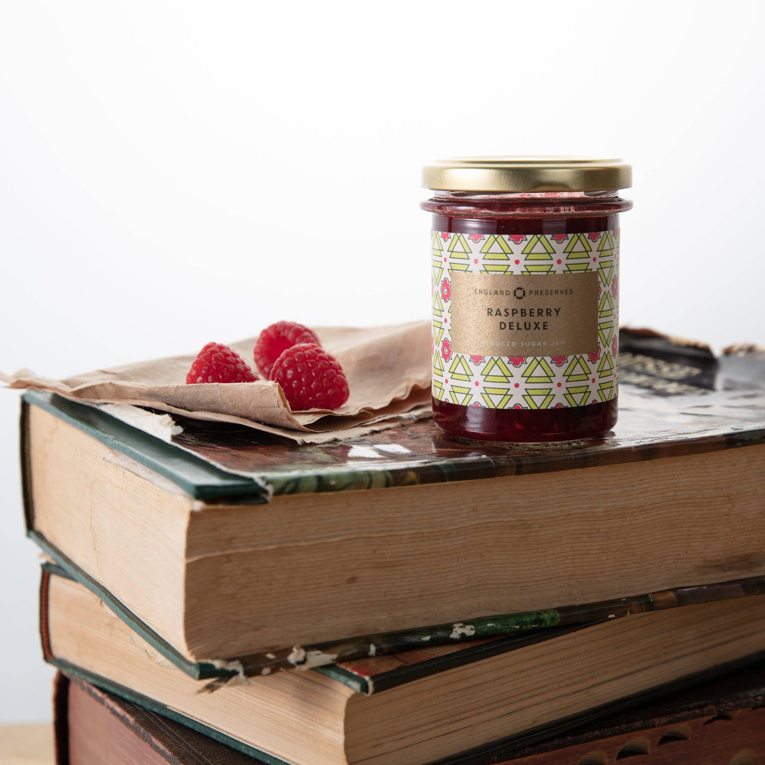 England Preserves - RASPBERRY DELUXE - LOW-SUGAR RASPBERRY JAM