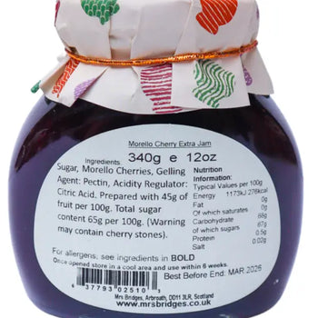 Mrs Bridges Morello Cherry Preserve 340g