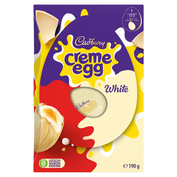 Cadbury Large White Chocolate Creme Egg 190g