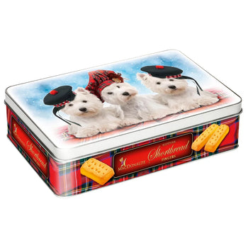 Campbells Shortbread Westie Dogs Tin 300g