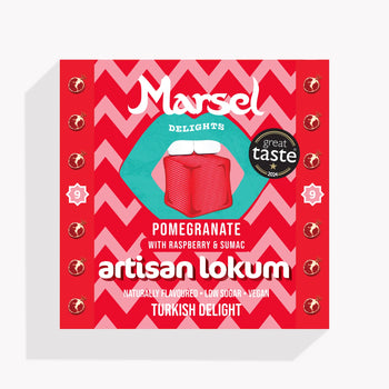 Marsel Pomegranate Turkish Delight - Great Taste Award Winner 99g