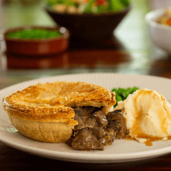Pouch Pies Pepper Steak Pie 9oz - 1/2lb Ship Weight
