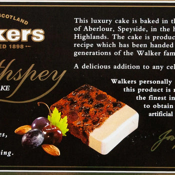 Walkers Strathspey Luxury Rich Christmas Fruit Cake 480g