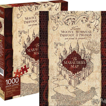 Harry Potter Marauders Map 1000-Piece Jigsaw Puzzle - Official Merchandise
