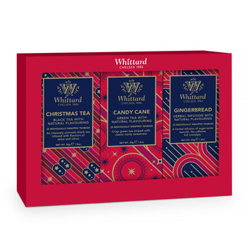 Whittard of Chelsea - Holiday Teas Giftset, 3x25 Individually Wrapped Teabags