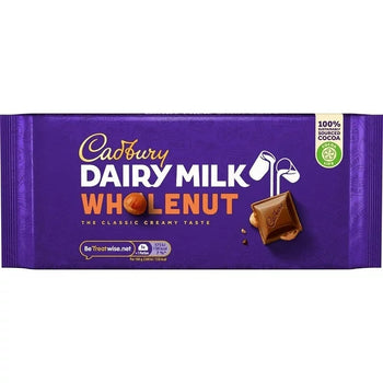 Cadbury Dairy Milk Wholenut Large Bar 120g