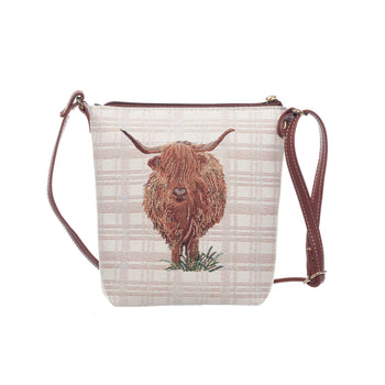Signare Tapestry - Highland Cow Sling Bag