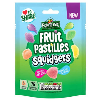 Rowntree's Fruit Pastilles Squidgers 120g Pouch