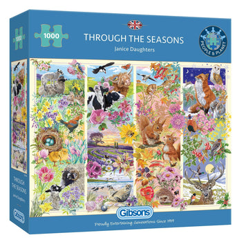 Gibsons Games Inc - Through the Seasons 1000 Piece Jigsaw Puzzle