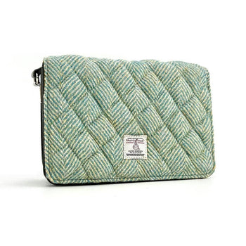 maccessori - Harris Tweed Quilt Shoulder Bag Country Turquoise