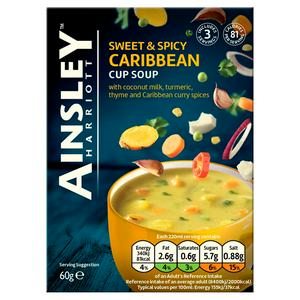 Ainsley Harriott Caribbean Cup Soup 3 Pack 60g