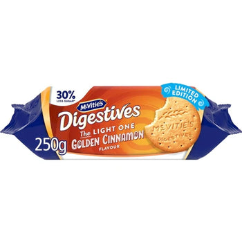 Mcvities Digestives Golden Cinnamon 250g - Limited Edition!
