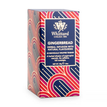 Whittard of Chelsea - Whittard Gingerbread Tea 25 Individually Wrapped Teabags